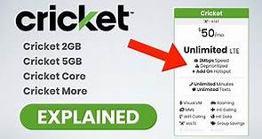 Cricket Wireless Cell Phone Plans Explained! (2020)