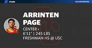 Arrinten Page FRESHMAN Center USC