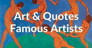 Inspirational Art and Quotes by Famous Artists
