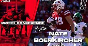 Nebraska Football: Nate Boerkircher press conference (04.06.23)