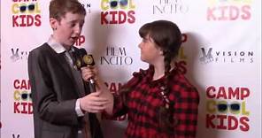 Reporter: Morgan B Bertsch interviews Connor Rosen who plays Spencer in the film Camp Cool Kids.