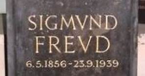 Sigmund Freud tomb, Golders Green Crematorium, London, England, United Kingdom, Europe