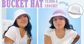 BUCKET HAT a CROCHET *Gorro o sombrero de pescador* - ¡Oportunidad para venta! | Lesly Vallejos❤️