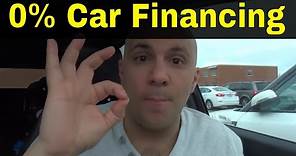 The SAD TRUTH About 0% Car Financing