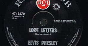 Elvis Presley With The Jordanaires - Love Letters