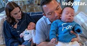 Colts' Ryan Kelly and wife Emma bring home beautiful twin boys who fought to survive