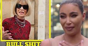 ANNA WINTOUR SUE'S KIM KARDASHIAN FOR STEALING HER DESIGN KIM'S GOING DOWN FOR IT FOR SURE