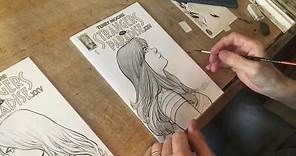 Terry Moore: How To Ink Comics With A Brush