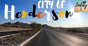 Welcome To HENDERSON Nevada - A Place To Call HOME | Driving Around The City Of Henderson
