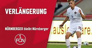 Fabian Nürnberger bleibt beim FCN | 1. FC Nürnberg