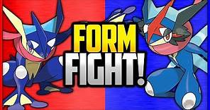 Greninja vs Ash-Greninja | Pokémon Form Fight