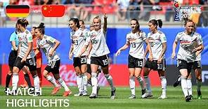 Germany v China PR | FIFA Women’s World Cup France 2019 | Match Highlights