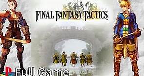 Final Fantasy Tactics (PS1) - Full Game Walkthrough - No Commentary - Longplay - Gameplay