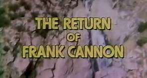 The Return Of Frank Cannon - William Conrad
