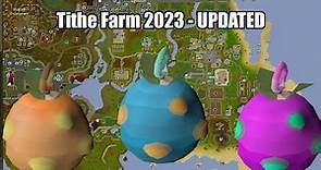 [OSRS] UPDATED Tithe Farm Guide 2023 | 7 ROWS - 113k XP/HR