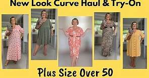 New Look Curve Haul & Try On - Plus Size Over 50 - Dresses For Summer Holidays