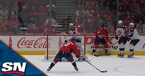 Alexander Ovechkin Finds Himself All Alone For Fifth Of The Year Off Strome's Slick Backhand Feed