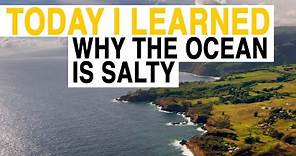 TIL: Why Is the Ocean Salty? | Today I Learned