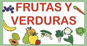 FRUTAS Y VERDURAS🍌Vocabulario🥦ARASAAC