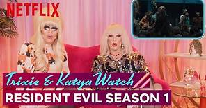 Drag Queens Trixie Mattel & Katya React to Resident Evil | I Like to Watch | Netflix