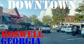 Roswell - Georgia - 4K Downtown Drive