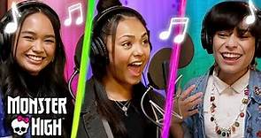 Monster High: The Movie Cast Records Songs! | Behind the Scenes | Monster High