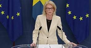 Pressträff med finansminister Elisabeth Svantesson om det ekonomiska läget