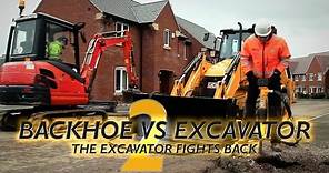 Backhoe vs Excavator 2
