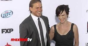 Charlie Hunnam and Maggie Siff "Sons of Anarchy" Season 6 Premiere - Christian Grey
