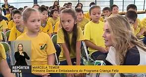 Marcela Temer visita escola que atende crianças brasileiras no Japão