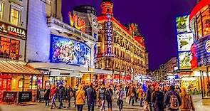 A Look At Leicester Square On A Saturday Night, London