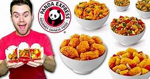 Trying Panda Express CHICKEN MENU! - 6 Flavors of Chicken!