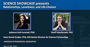 Science Showcase Presents Relationships, Loneliness, and Life Choices