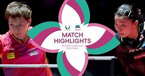 Miwa Harimoto vs Wang Manyu | WS SF | ITTF MEN'S AND WOMEN'S WORLD CUP MACAO 2024