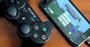 How To Play Minecraft PE With A PS3/PS4 Controller On iPhone - iPad - iPod Touch