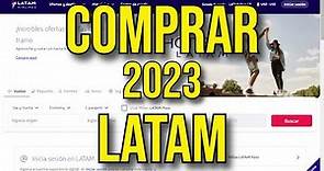 Como comprar un pasaje en LATAM por Internet 2023