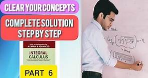 AMIT M AGARWAL (INTEGRAL CALCULUS) BOOK SOLUTIONS @PhysicsWallah