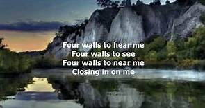 Four Walls by Jim Reeves - 1957 (with lyrics)