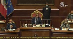 ROBERTO CALDEROLI, SENATO (06.08.2020)