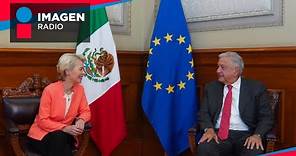 Reunión de López Obrador con la presidenta de la Comisión Europea