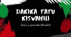 Aprender Kiswahili. Lección 1. Donde se habla