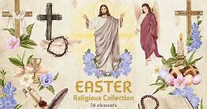 Religious Easter Clipart Jesus Risen