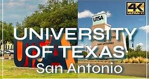 Ut San Antonio 4k University Of Texas UTSA Campus Tour