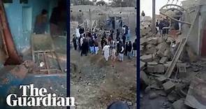 Footage from Iranian village shows aftermath of Pakistan strikes