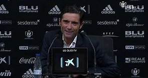 Rueda de prensa de Marcelino García Toral tras el Valencia CF vs Real Betis (1-0)