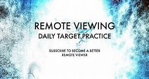 Remote Viewing Daily Target Practice - Dec 31, 2019