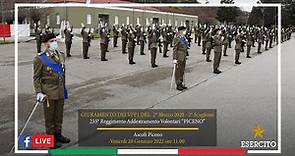 Giuramento dei VFP1 del 2° Blocco 2020 - 2° Scaglione - 235° RAV "PICENO" di Ascoli Piceno