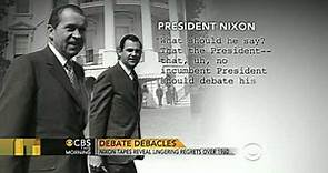 Nixon tapes show regrets over 1960 debate with Kennedy