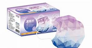 【MOTEX 摩戴舒】鑽石型醫用口罩 紫冰晶(30片/盒) - PChome 24h購物