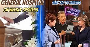 General Hospital Weekly Spoilers May 20-24: Funeral Plans & Alexis Fate Decided #gh #generalhospital